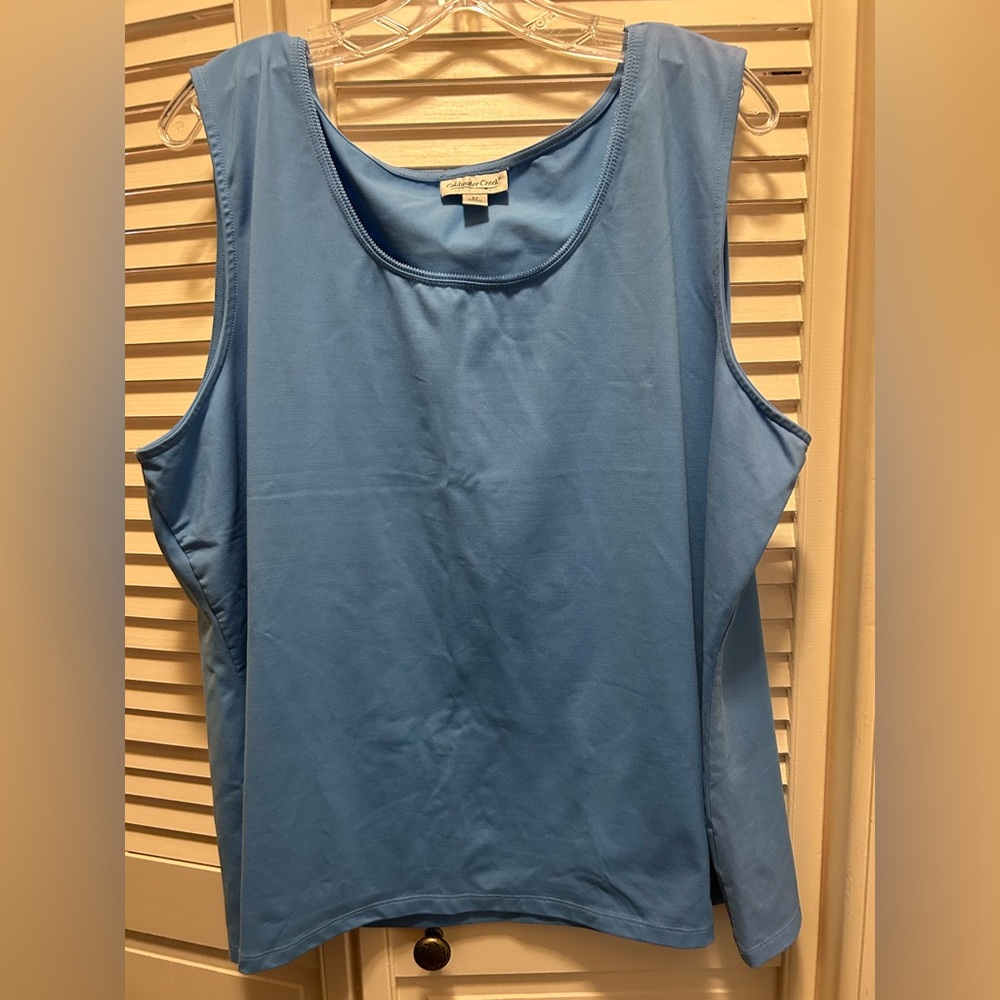 Coldwater Creek Women's Blue Tank Top